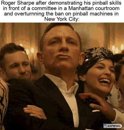 Roger Sharpe is a certified pinball wizard