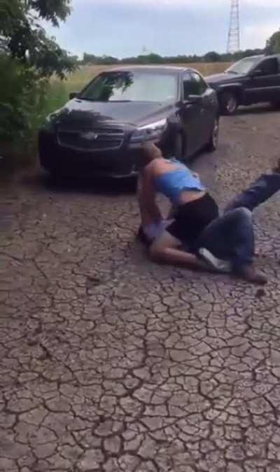 Kid couldn't hit broad side of a barn and gets dropped