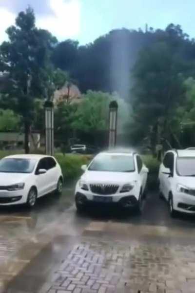 This is what they mean by 1% chance of rain