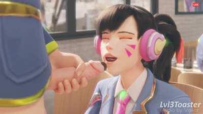 D.Va gets a sweet and salty surprise