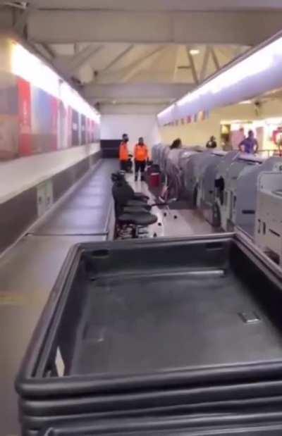 Passenger has a meltdown at the airport