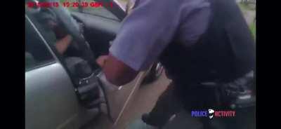 WCGW not identifying yourself during a traffic stop and getting mauled by a police dog