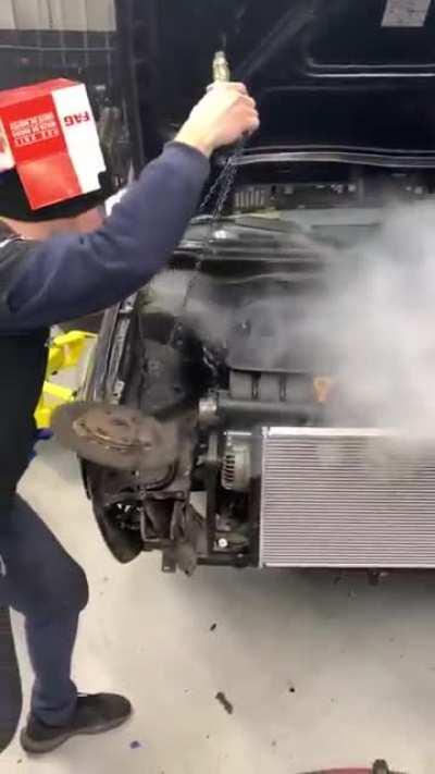 A tech priest hard at work