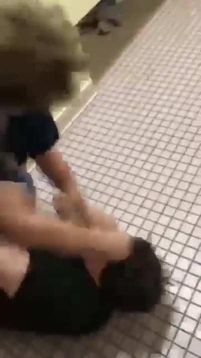 Two seniors fought while the autistic kid was shitting