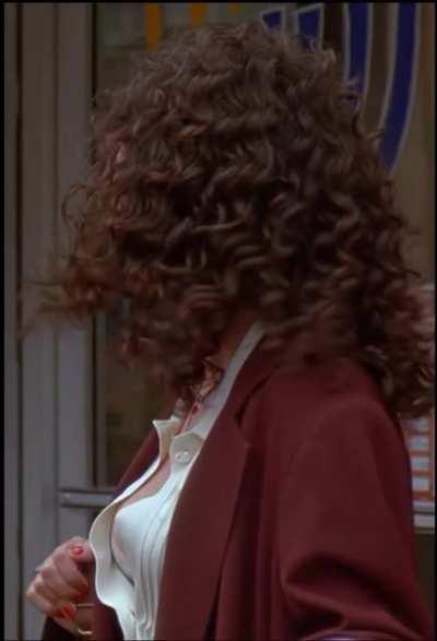 Julia Louis-Dreyfus - S7E10 Cleavage Loop, Cropped, Slowed, Dain'd, AI'd 3 of 5