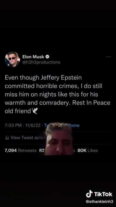 rip his Twitter account