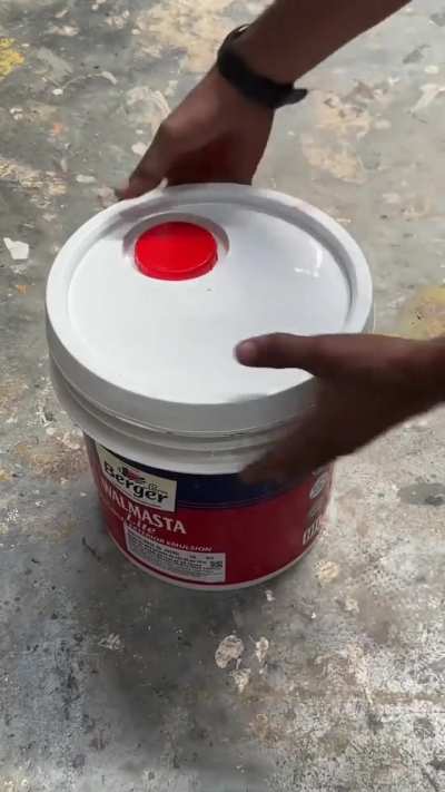 The process of making paint of a specific color