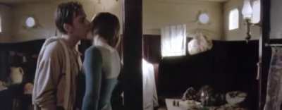 Tilda Swinton / Ewan McGregor tongue kiss