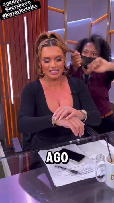 While on the set of ‘Speak’ via IG story 1-2-2025