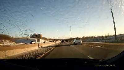 Friendly Reminder: Clear off your car roof before hitting the road! Thank you.