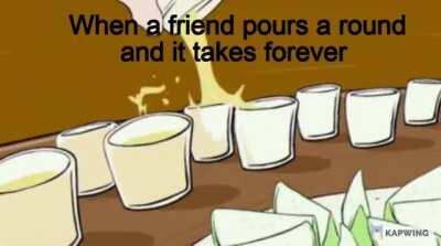 It always seems to be ages