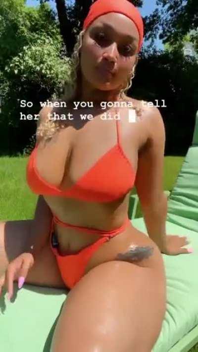 Lil' orange soda shorty..