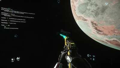 One guy, one Hammerhead, lots of NPCs.