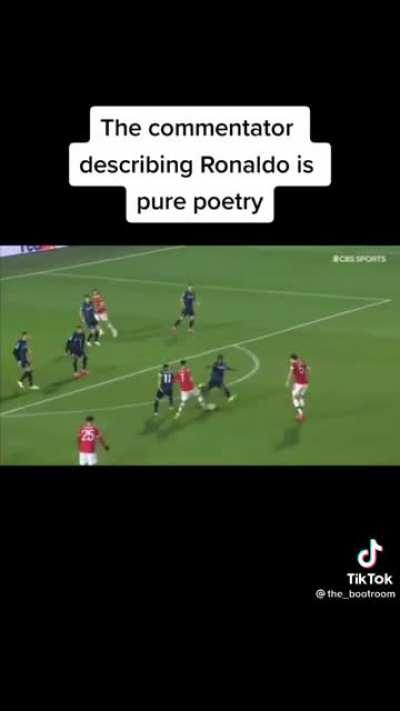 Peter Drury Describing Cristiano Ronaldo after the Atalanta game