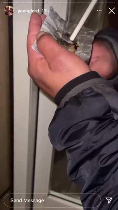 We rocking w A$ap Bari doing heroin on his story ⁉️💯