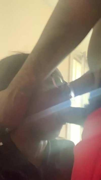 Faced fucked by a bbc? What more can I ask for😈🍆💦