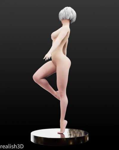 2B Pirouette Pinup (realish3D)