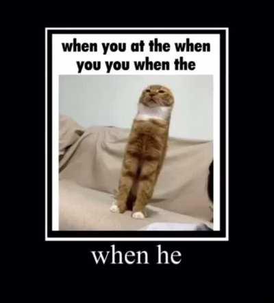 when you at the when you