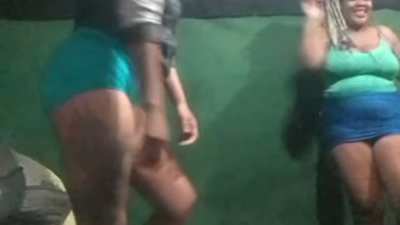 Two brazilian sluts shaking their big butts for my big cock