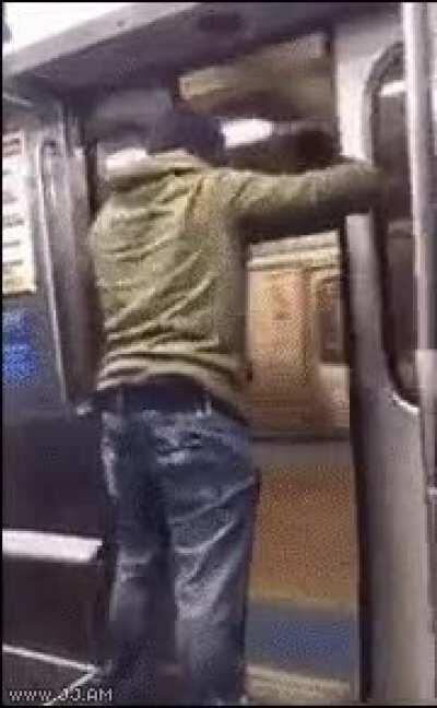 Careful on the subway friends.