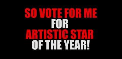 Only 2 days left to vote for me for Artistic Star of the Year on ManyVids! Voting's free, vote for me and get a free video of your choice! We're almost #1, let's do this!