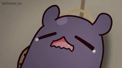 Bad Takodachi getting Bonked