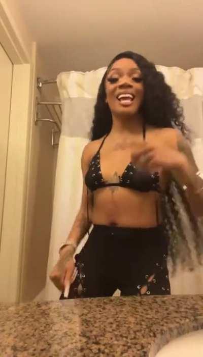 see through she definitely got some nice nipples