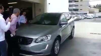 The Volvo Director shows the AI breaking system