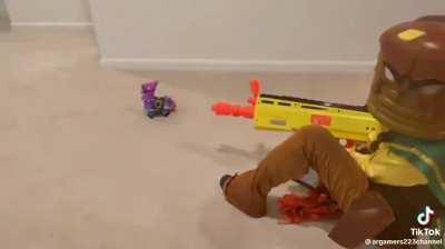 We’re going into it: a damn battle a fortnite battle