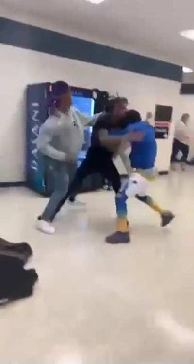 kid gets jumped during school