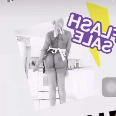Ass Clapping In A Apron On IG LMK If Y’all Know Who this Is 💯🍑👏🏽