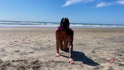 This is what happens when daddy packs the beach bag. [F]