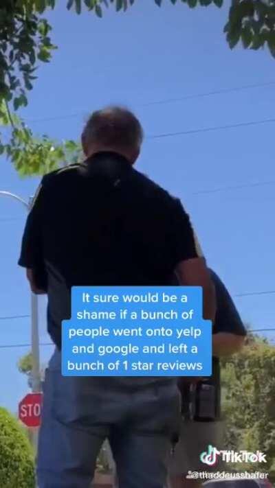 Sitting peacefully on some grass is apparently threatening to these “Christians”