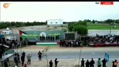 [OLD] October 4-5-6, 2023 (until ONE DAY before the attack), Gaza. Huge military parade and ceremonies with different groups on the 36th Anniversary of the launch of Islamic Jihad (founded in 1981).