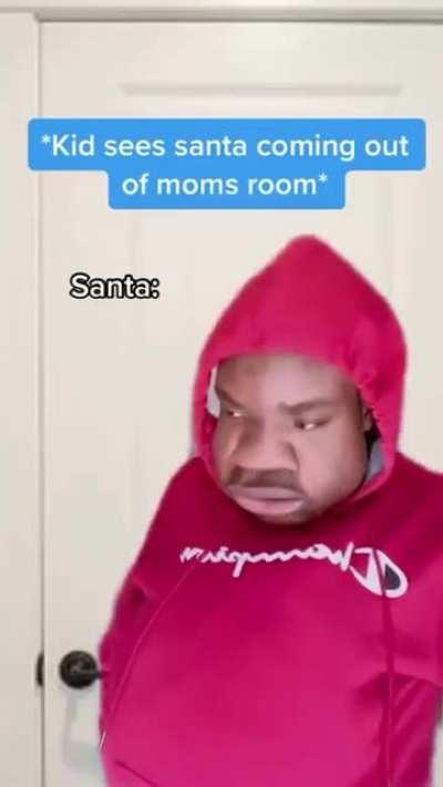 Santa do be going places tho