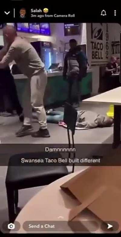 FYI - don’t try and attack the staff at Taco Bell…