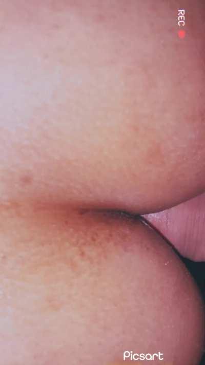 Let her ass grab your dick