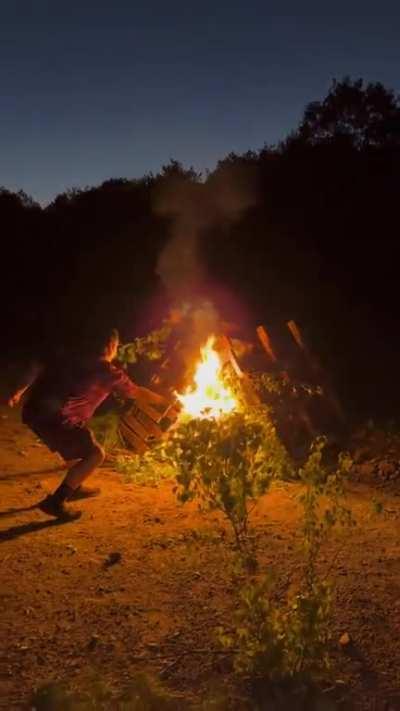 Some say he’s still stopping, dropping and rolling to this day.