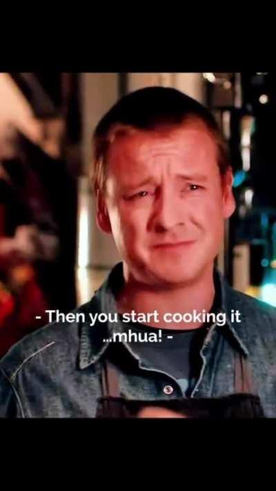 * breaks spaghetti in half *