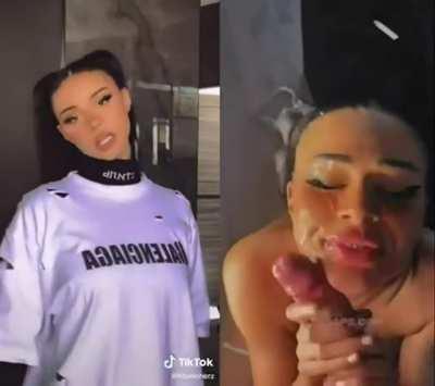 From Tiktok to suck a cock