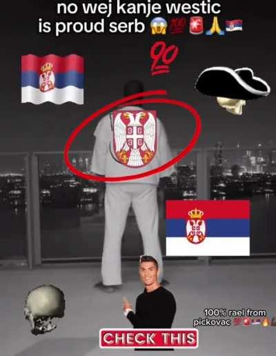 Kanye Westovic is proud to be Serbian 