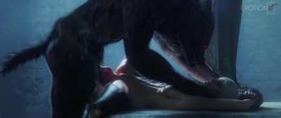 Halloween werewolf orgy (VG Erotica)