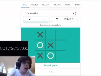 Tic-tac-toe impossible comfurmed!