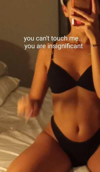 don't deserve nothing Tiny loser !