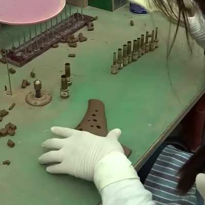 How Clay Flute made. So satisfying to watch!