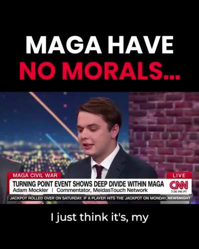 Adam Mockler exposes how MAGA has NO MORALS...