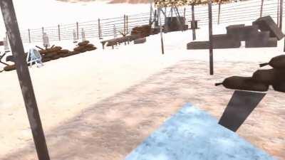 [Caedes] Testing co-op for my physics vr shooter...