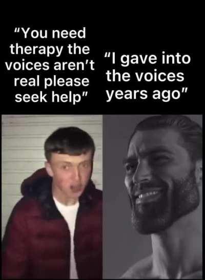 “Noooo you have no empathy and you’re manipulative and you see things and” blah blah blah blah… I give zero shits