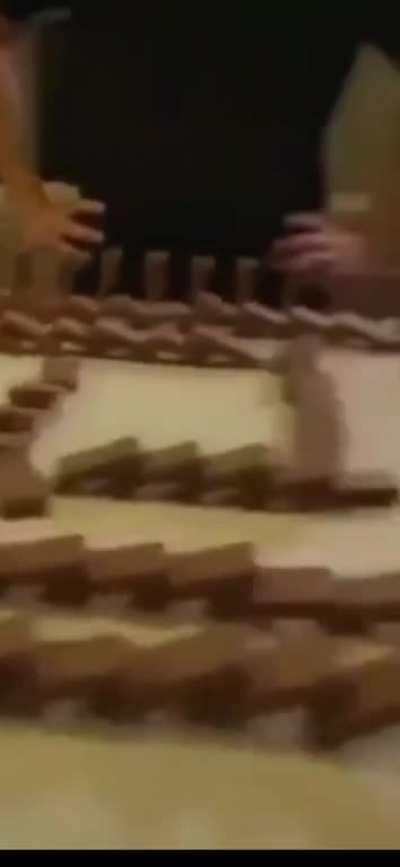 Passing the chocolate