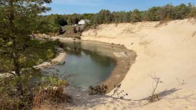 I Climb a Sand Dune and Get Rewarded with a Panoramic View